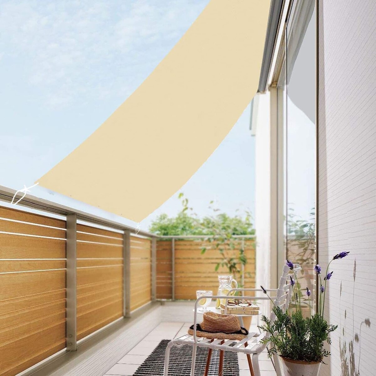 Vela Sombra Rectangular 5x3 Metros 