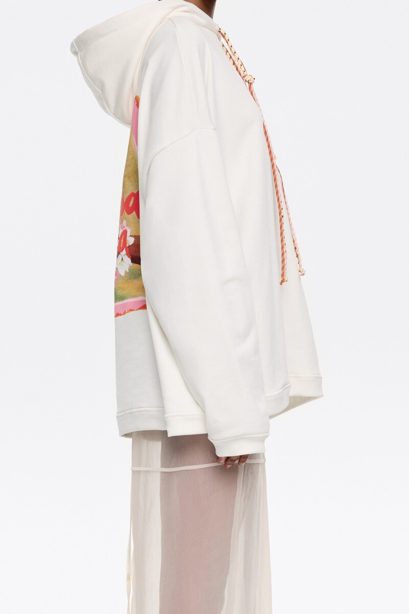 SUDADERA Blanco