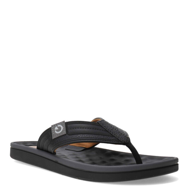 Sandalias de Hombre Cartago Alabama Thong Negro - Marrón