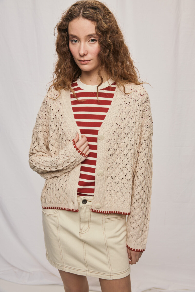 CARDIGAN TATO Beige