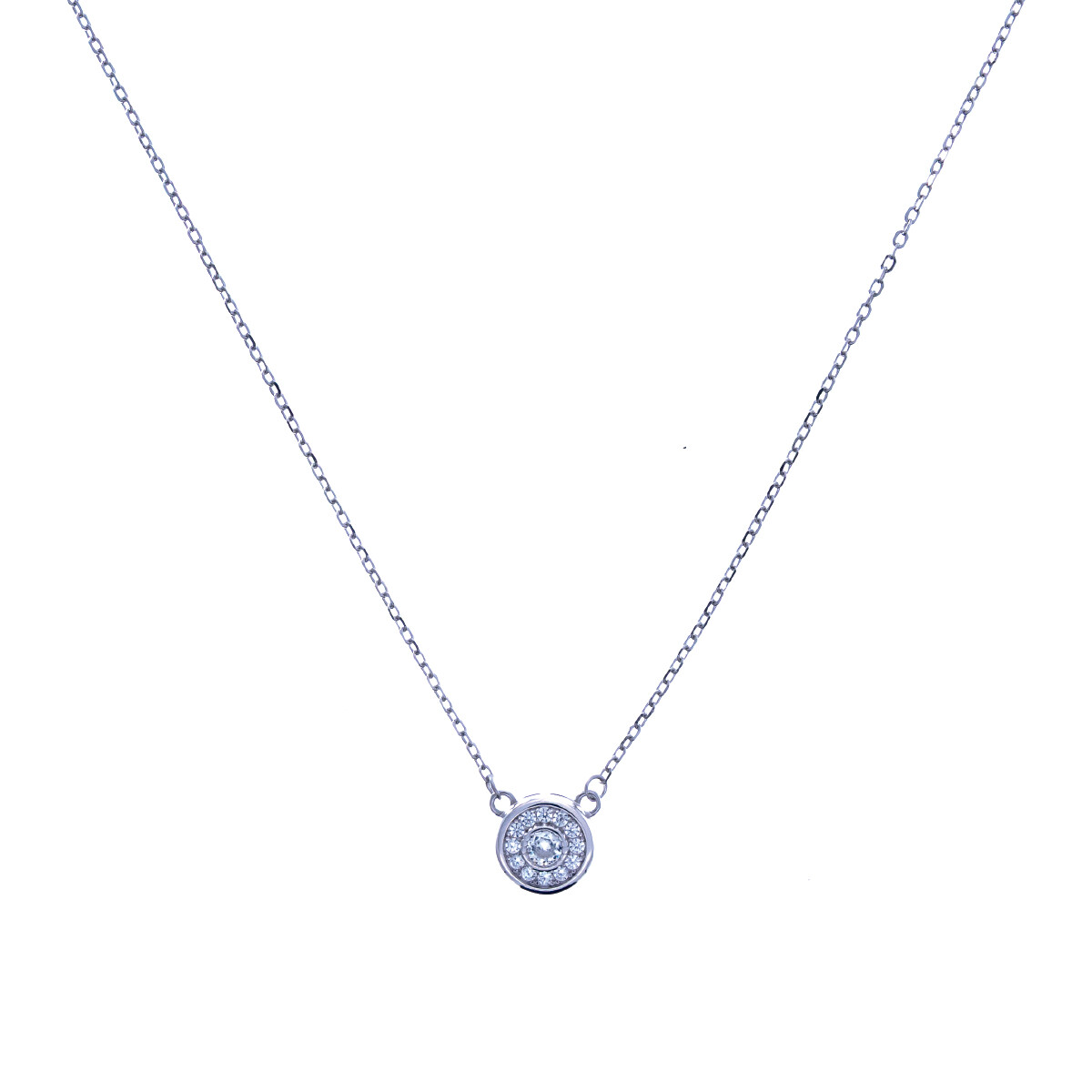 Cadena y dije de Plata 925 rodinada, 