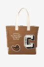 BROWN DUCKS TOTE Marron