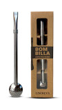 BOMBILLA SIMPLE BASE REDONDA ACERO INOXIDABLE