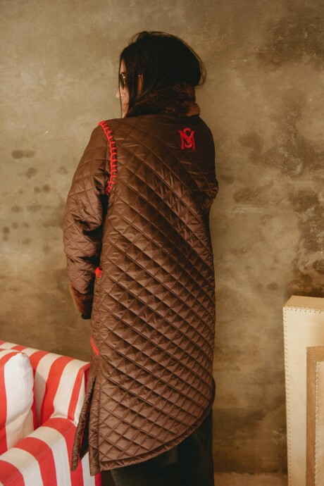 Macchiato Coat Long Chocolate
