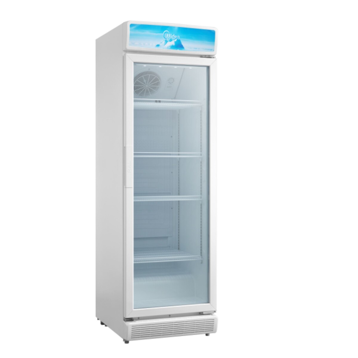 Visicooler Midea 326 litros con cenefa Bajo Cero MDRZ522FG 