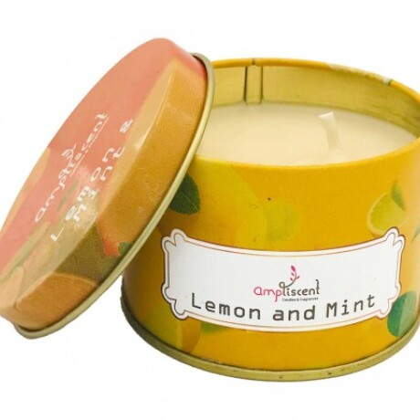 Vela aromática en lata Ampliscent Limón con Menta Vela aromática en lata Ampliscent Limón con Menta