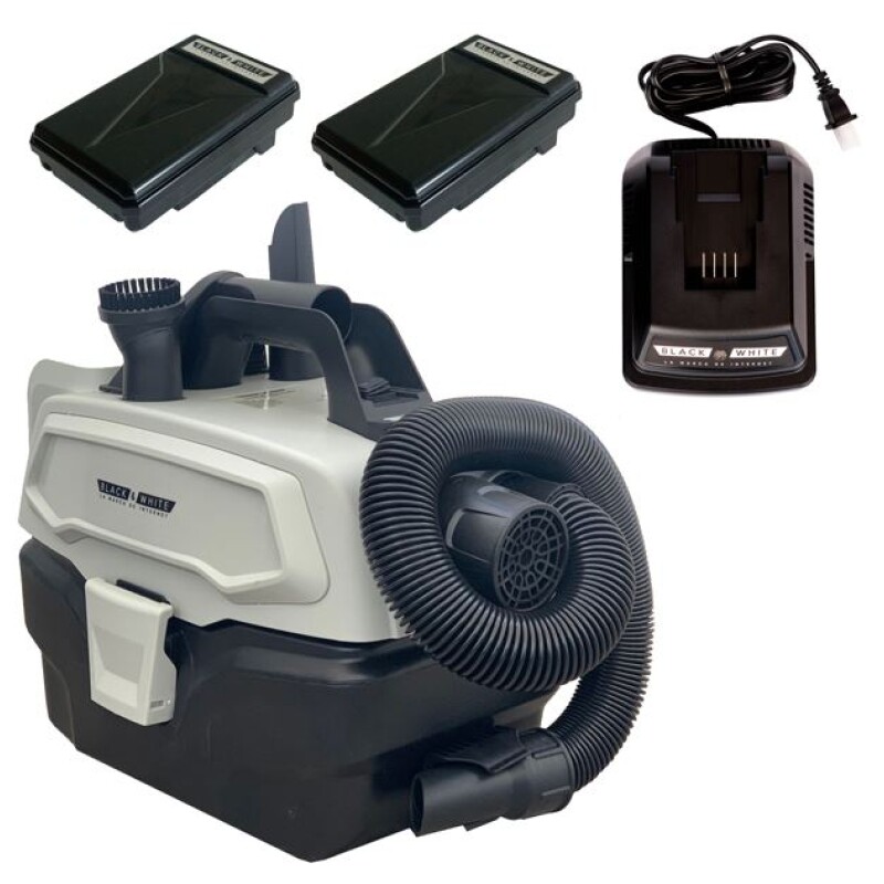 Aspiradora a batería tipo valija 150W 7.5L con batería extra de regalo Aspiradora a batería tipo valija 150W 7.5L con batería extra de regalo