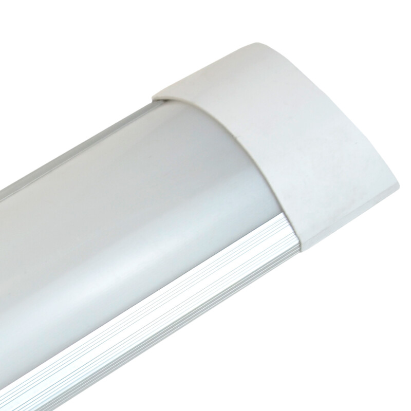 Tubo de luz led con pinzas batería 12 v BLANCO