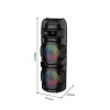 PARLANTE BLUETOOTH PORTATIL 20W LED KARAOKE RADIO BATERIA 7500AH PARLANTE BLUETOOTH PORTATIL 20W LED KARAOKE RADIO BATERIA 7500AH