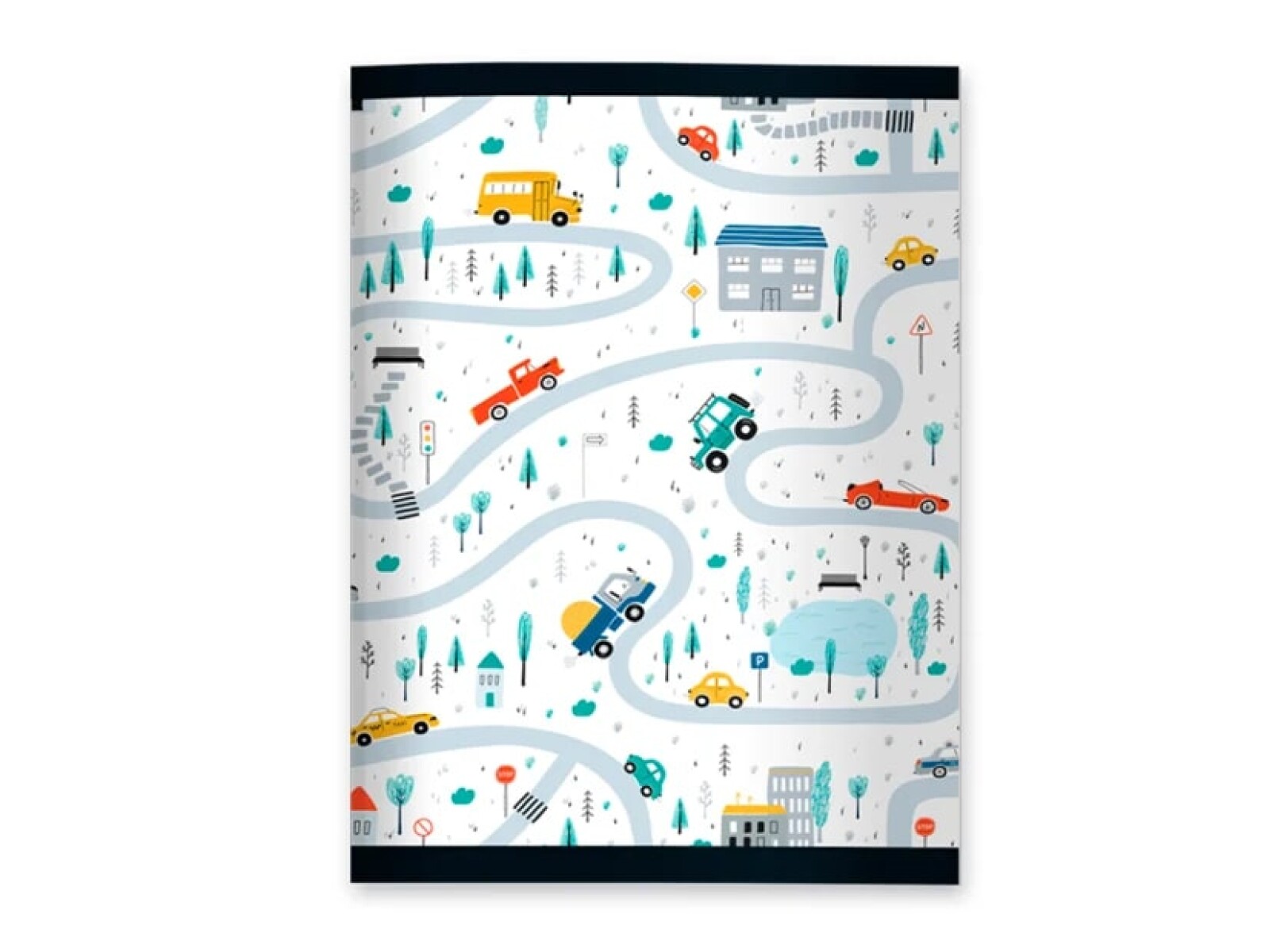 Cuaderno Campus Engrampado 96 Hojas Liso - Caminos 