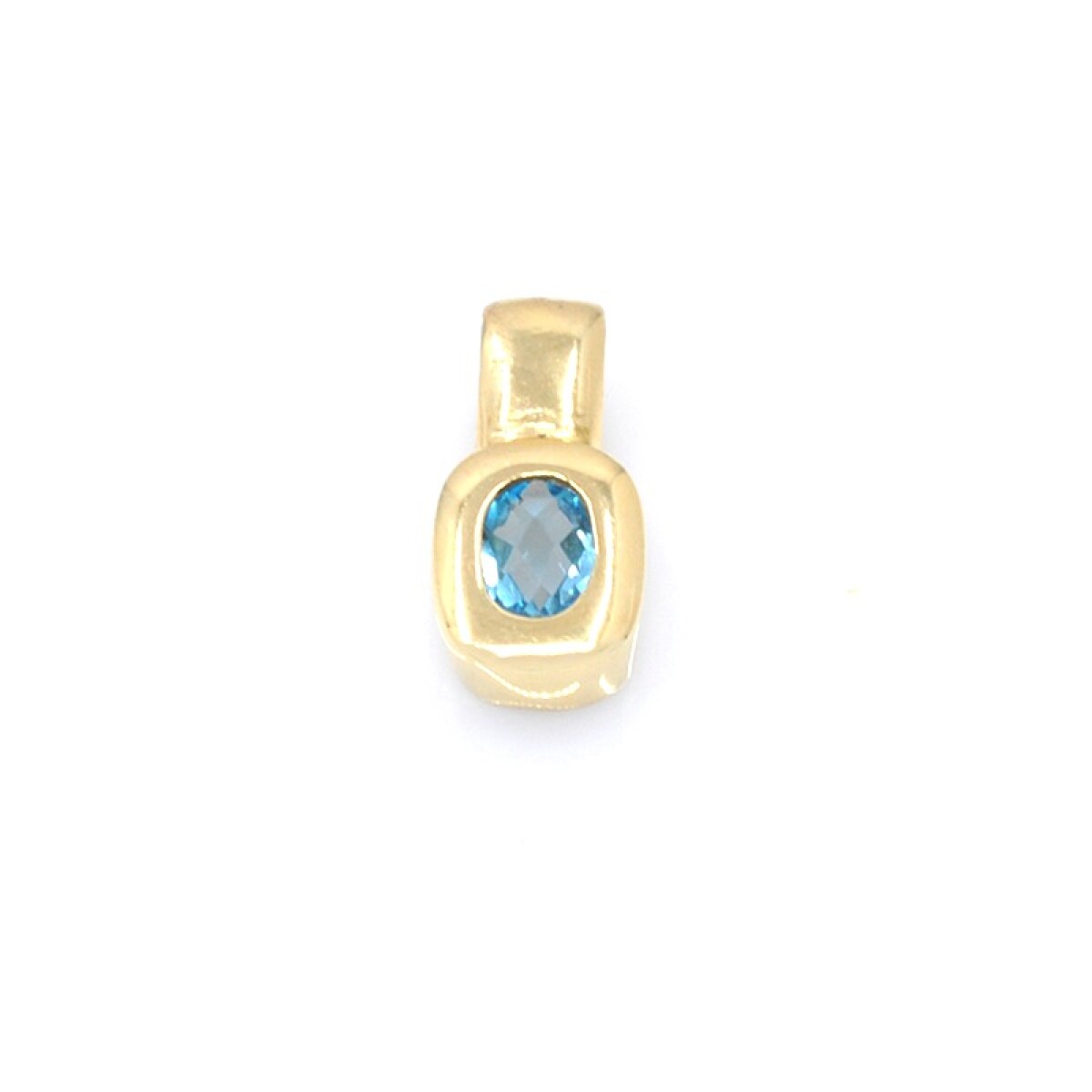 Colgante en oro 18k y topacio 