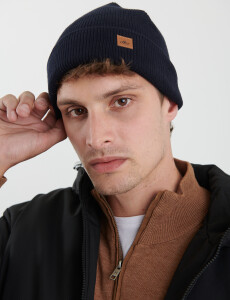 700515 GORRO TEJIDO HARRY Azul Oscuro