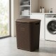 Canasto organizador para ropa 45lts MARRON OSCURO
