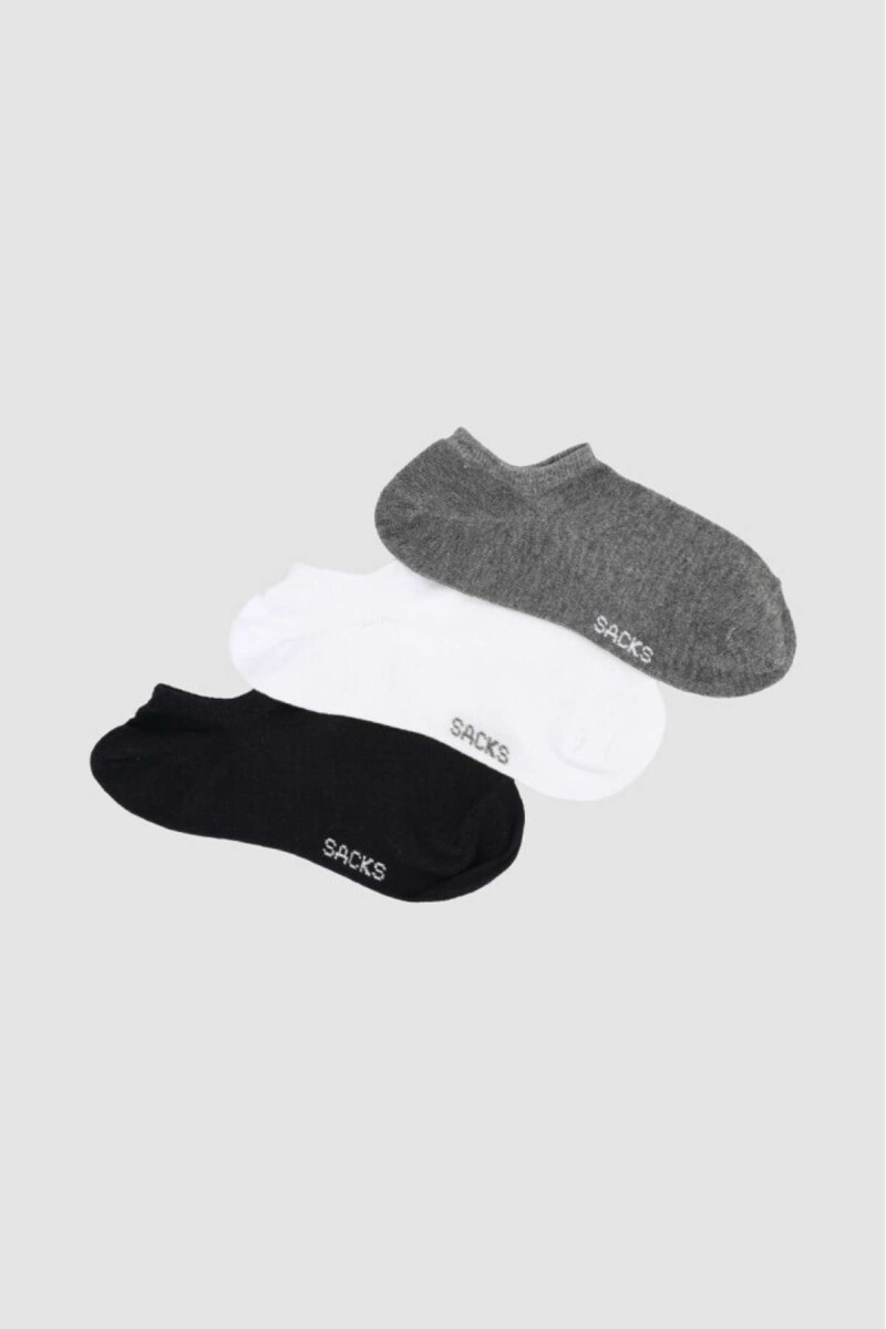 Pack de 3 medias cortas superescotada - Variante 41 