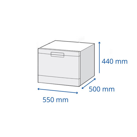 Lavavajillas JAMES Compacto LVCM6CD 6 Cubiertos Inox