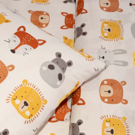 ACOLCHADO FIBRA-SUAVE ANIMAL FACES KIDS