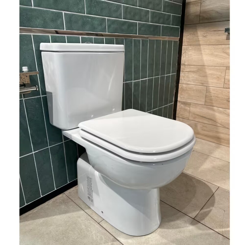 Tapa inodoro MDF Vogue/Bari blanca herraje plástico Tapa Inodoro Mdf Vogue/bari Blanca Herraje Plástico