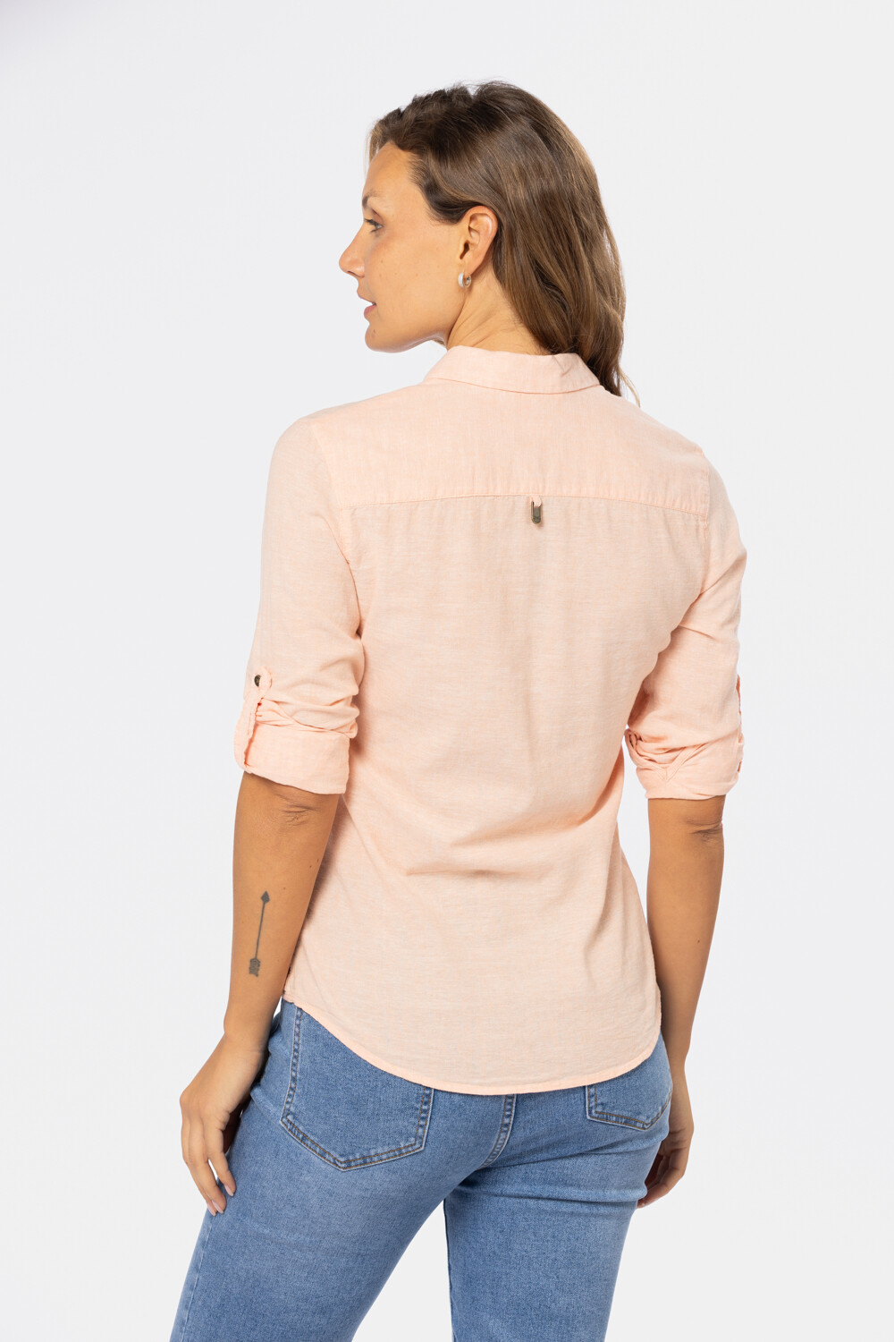 CAMISA DE LINO Rosado
