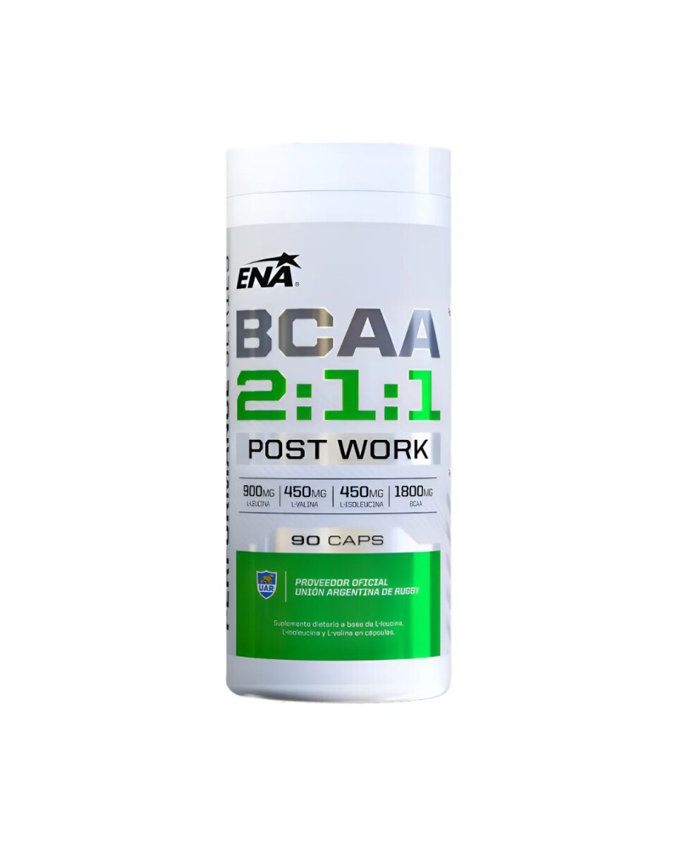 ¡OFERTA IMPERDIBLE! BCAA 2:1:1 90ct ENA 