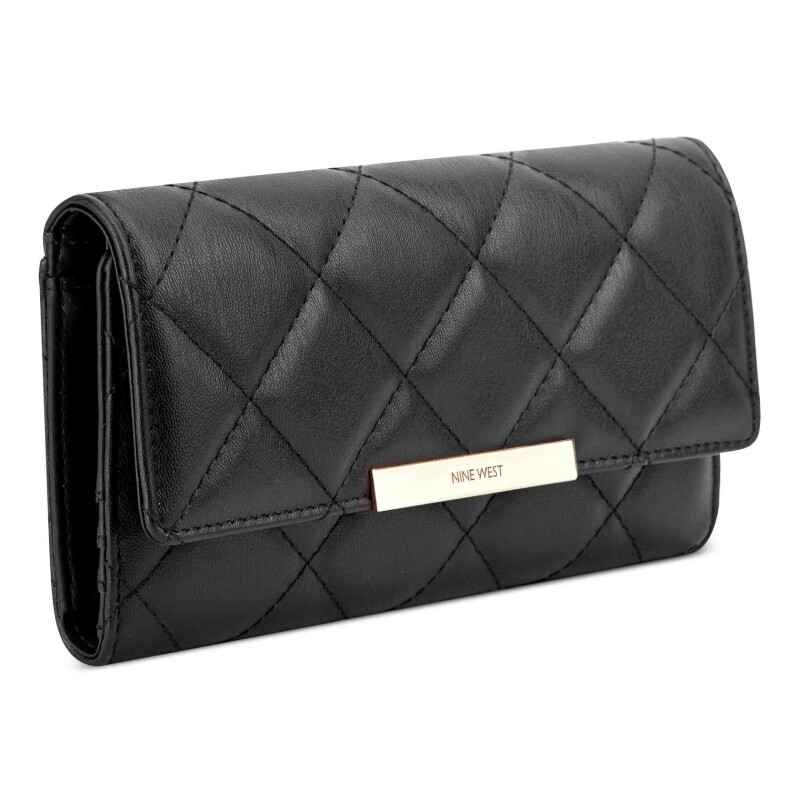 Small Leather Goods Mirabella Slg Check Sec Black
