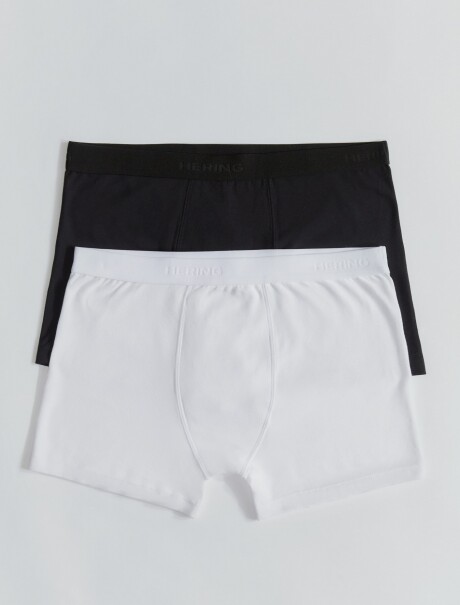KIT DE 2 CALZONCILLOS MODELO BOXER MULTICOLOR