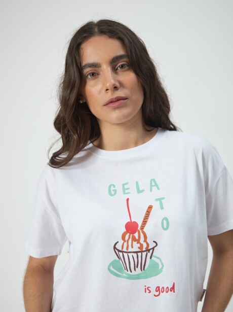 REMERA CROP SELF INSPIRED CRUDO