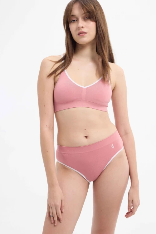 Bikini PIMENTON Contratono Rosa/Blanco