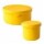 Set 2 Contenedores Recipiente 700Ml y 250Ml c/ Tapa Silicona Amarillo