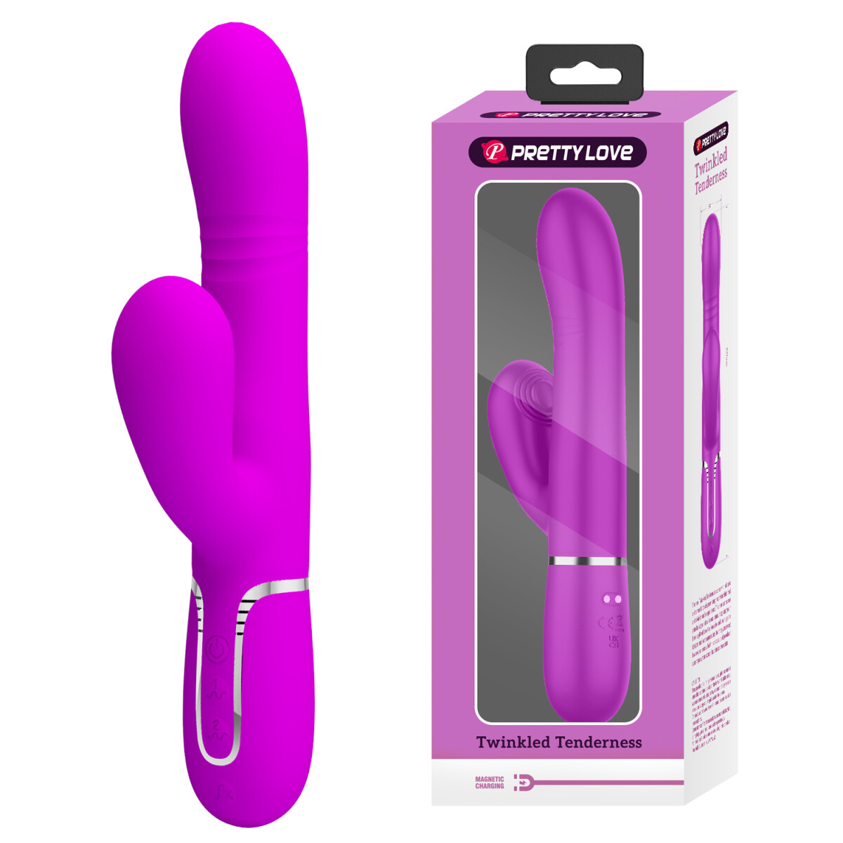 Vibrador 4en1 Twinkled Tenderness Mariana Pretty Love 
