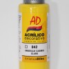 PINTURA ACRILICA ARTISTICA DIBU 60 ML. DIFERENTES COLORES AMARILLO CADMIO CLARO 042