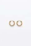 Aros acero grueso extra small dorado