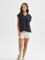 Blusa Zomira Azul Noche