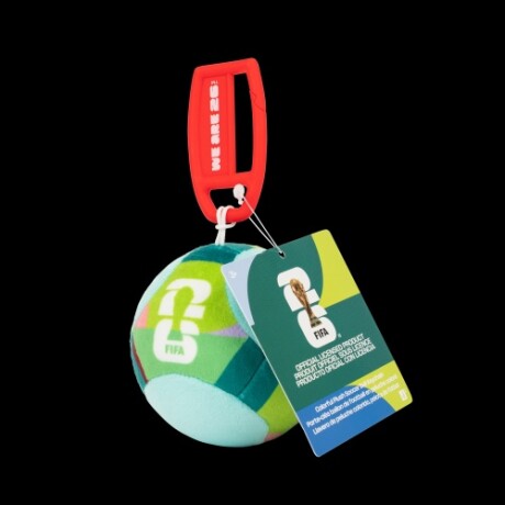 LLAVERO FIFA PELOTA PLUSH 3" VERDE