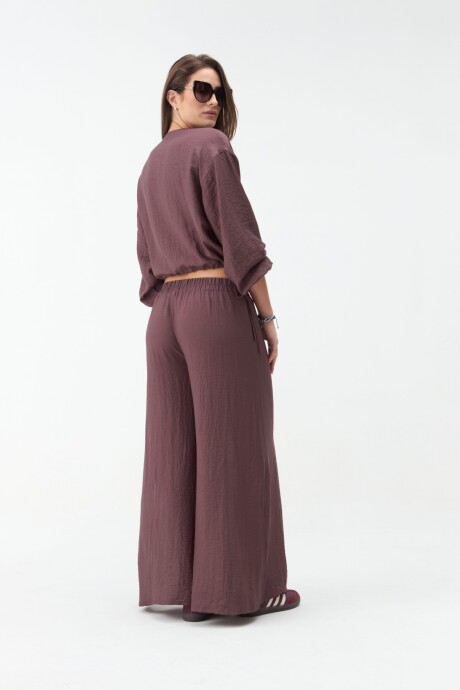 PANTALÓN MIREIA Bordó
