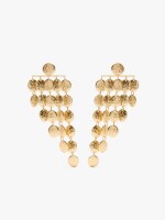 Pendientes Largos Con Degradé dorado