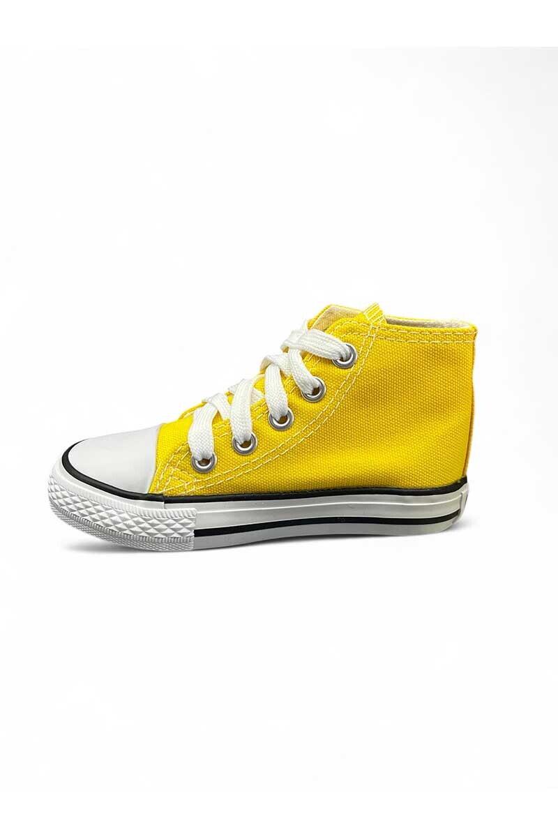 BOTA DEPORTIVA MEDIO BASKET LONA NIÑO Amarillo