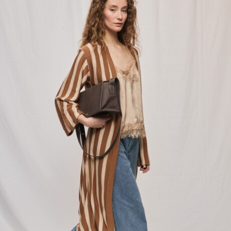 CARDIGAN SAKE Camel