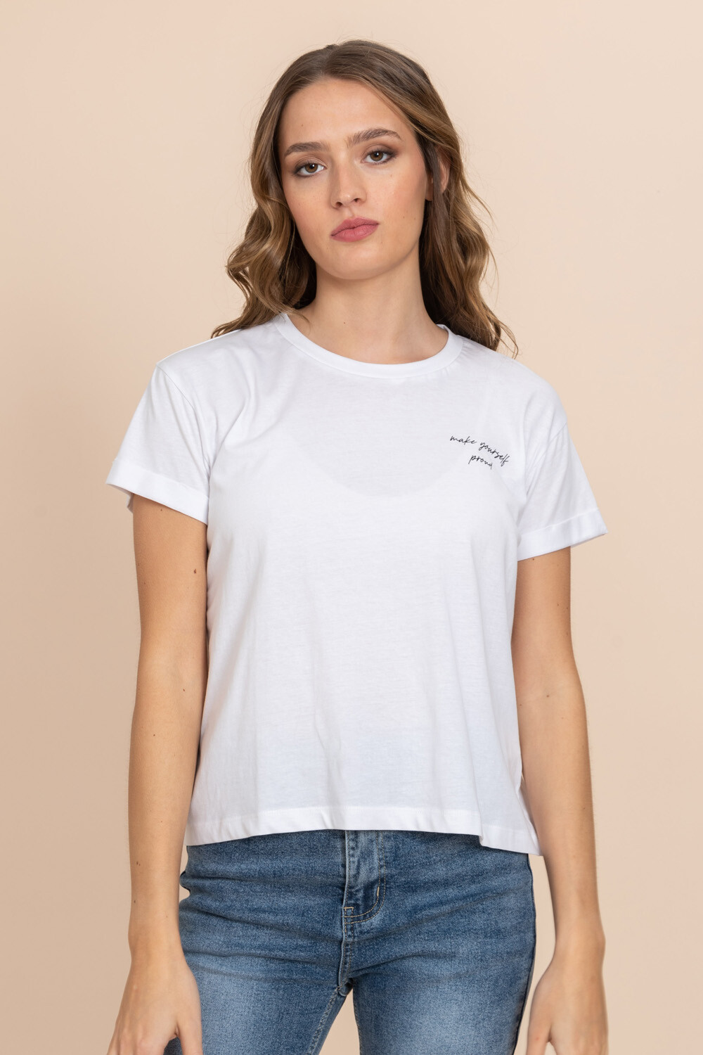Remera manga corta Blanco BAS Basic Simple
