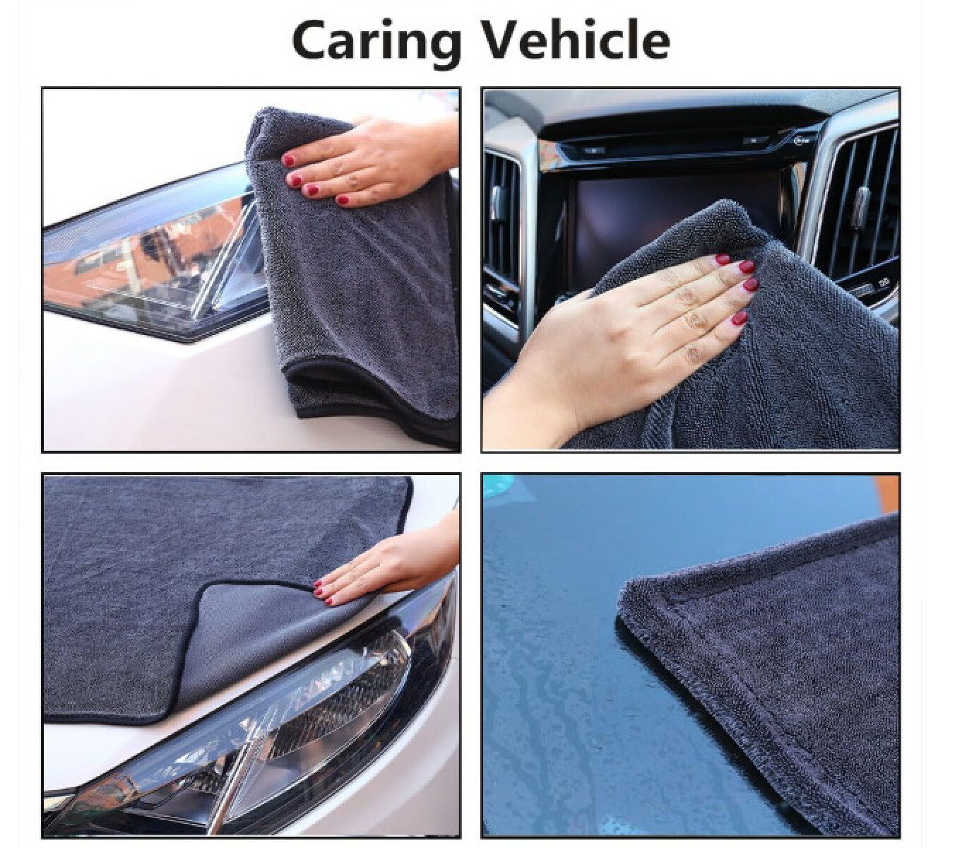 Paño MicroFibra 90 X 60 Cm Toalla De Secado 