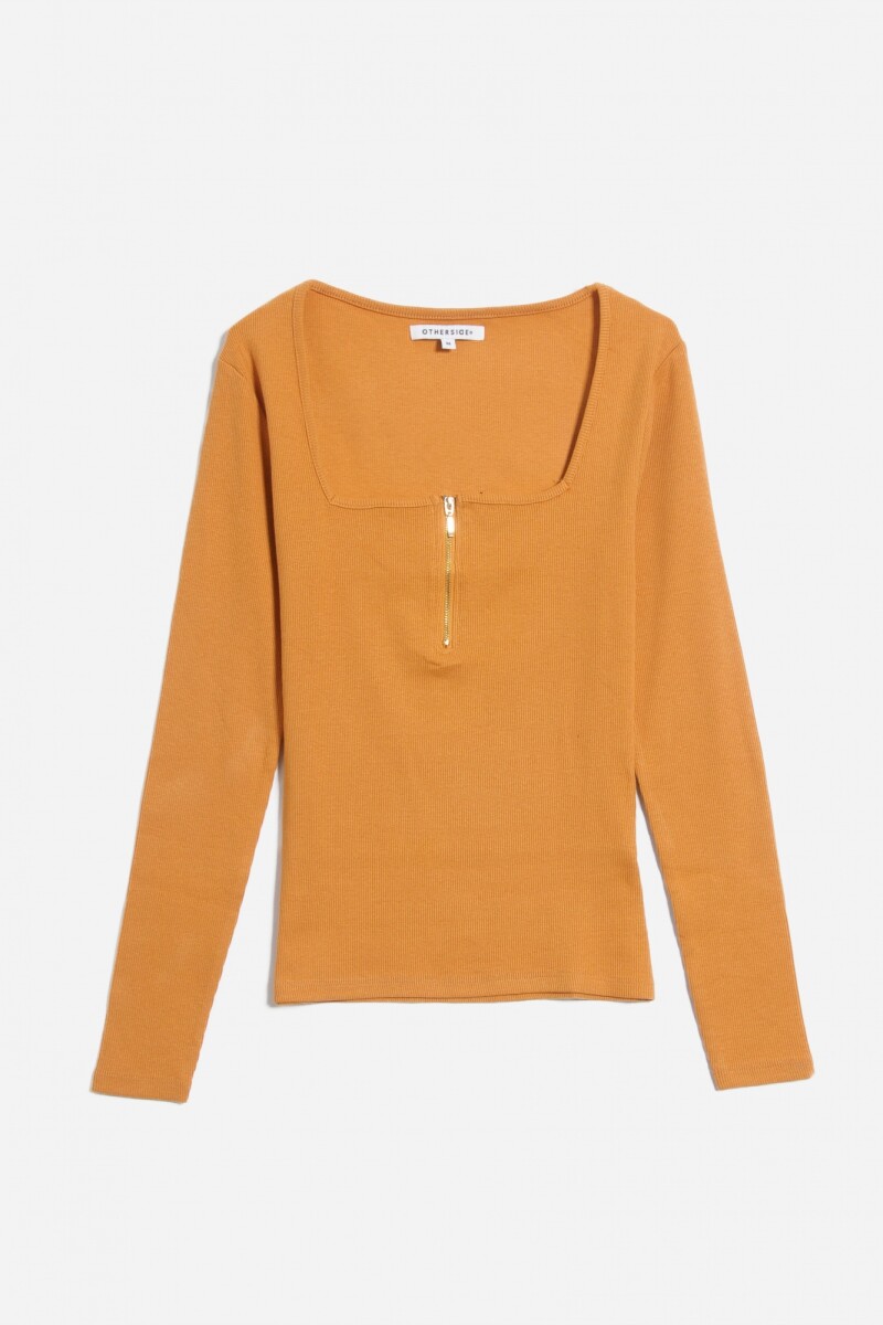 Remera m/l con cierre frontal - Lacre 