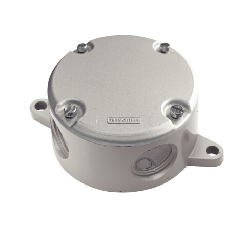Caja múltiple con tapa, redonda, rosca 3/4" -TRAMONTINA TE6104