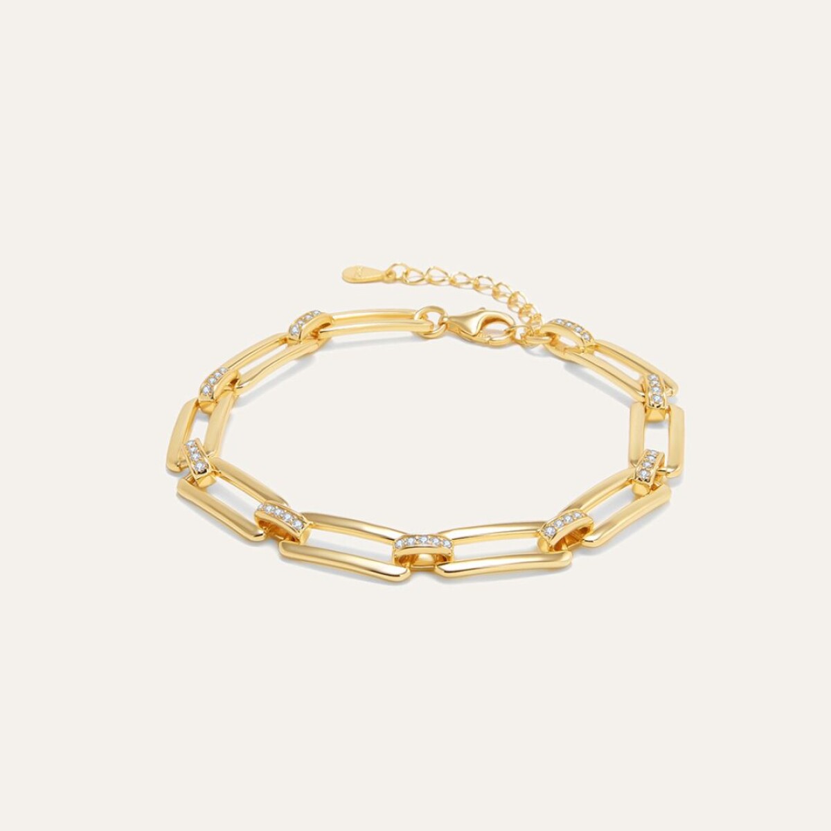Pulsera Lover - Plata y Baño de Oro 