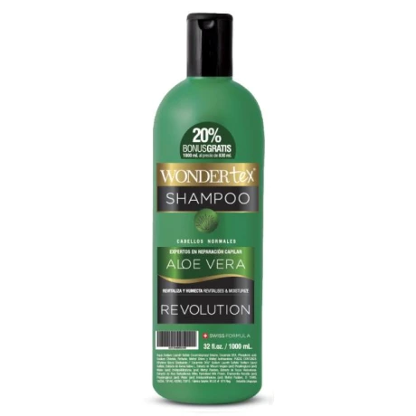 SHAMPOO WONDER TEX ALOE VERA REVOLUTION 1 LT SHAMPOO WONDER TEX ALOE VERA REVOLUTION 1 LT