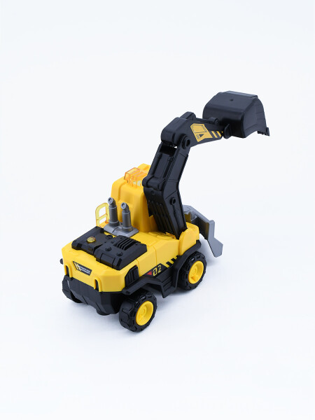 CAMION EXCAVADOR AMARILLO