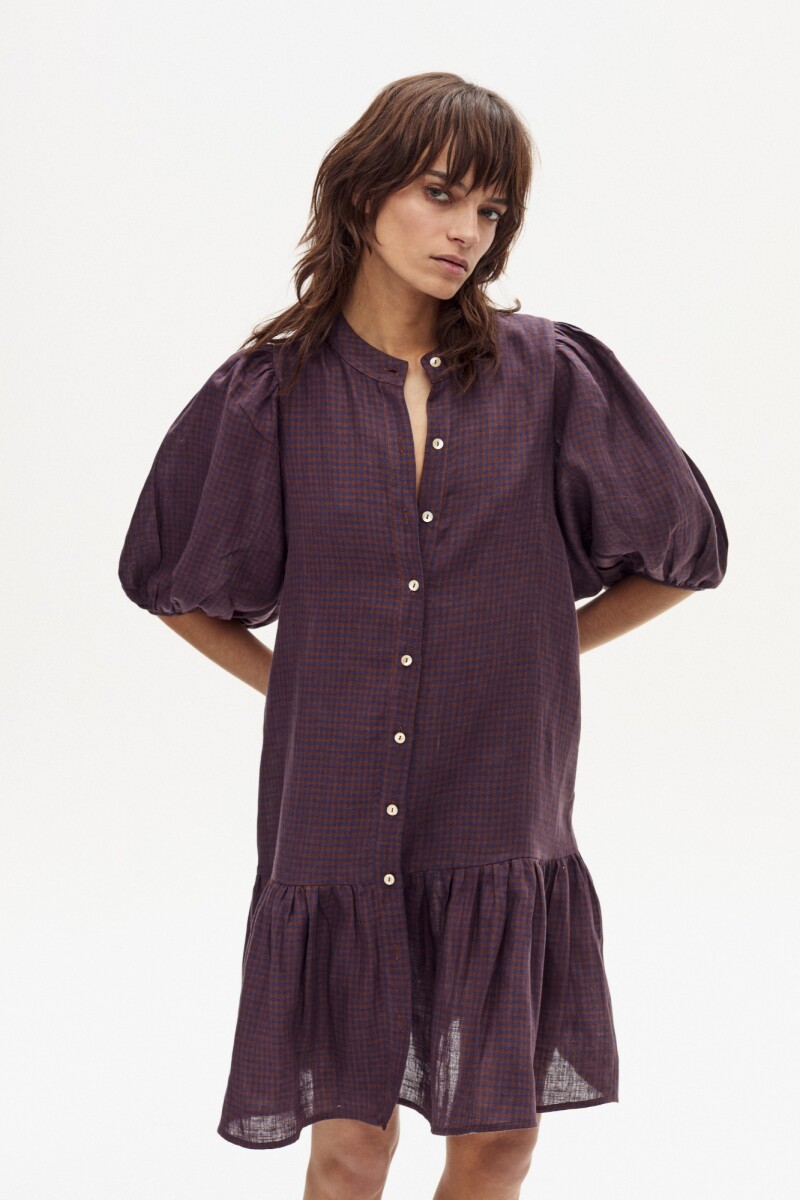 CARMELA LINEN DRESS Cuadro