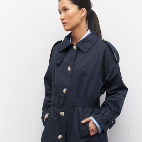 TRENCH CRANNY Azul Marino