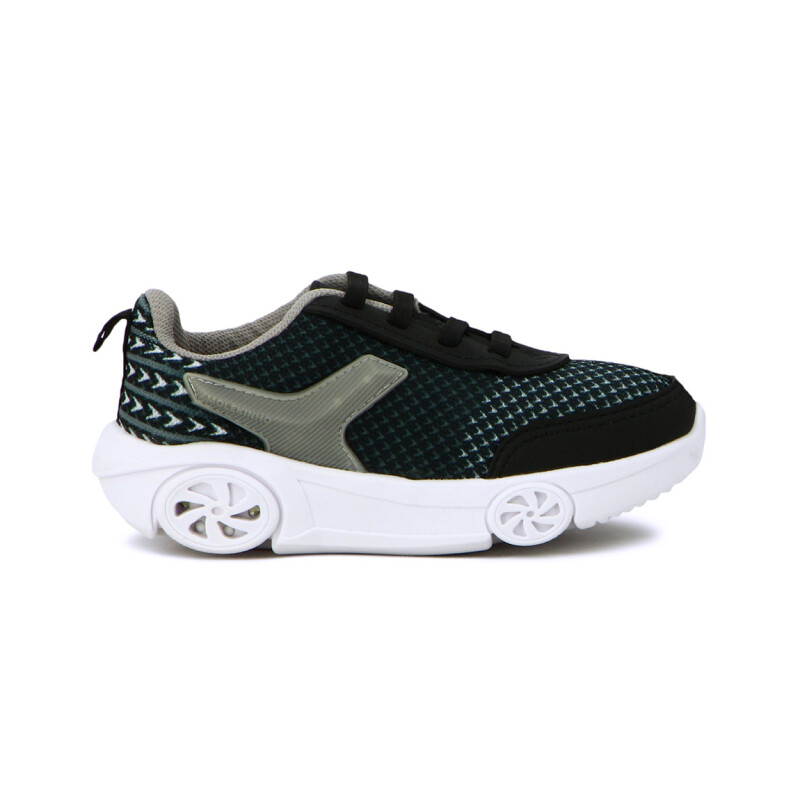 Molekinho Calzado Deportivo Niño Acordonado C/ Luces Multicolor-negro