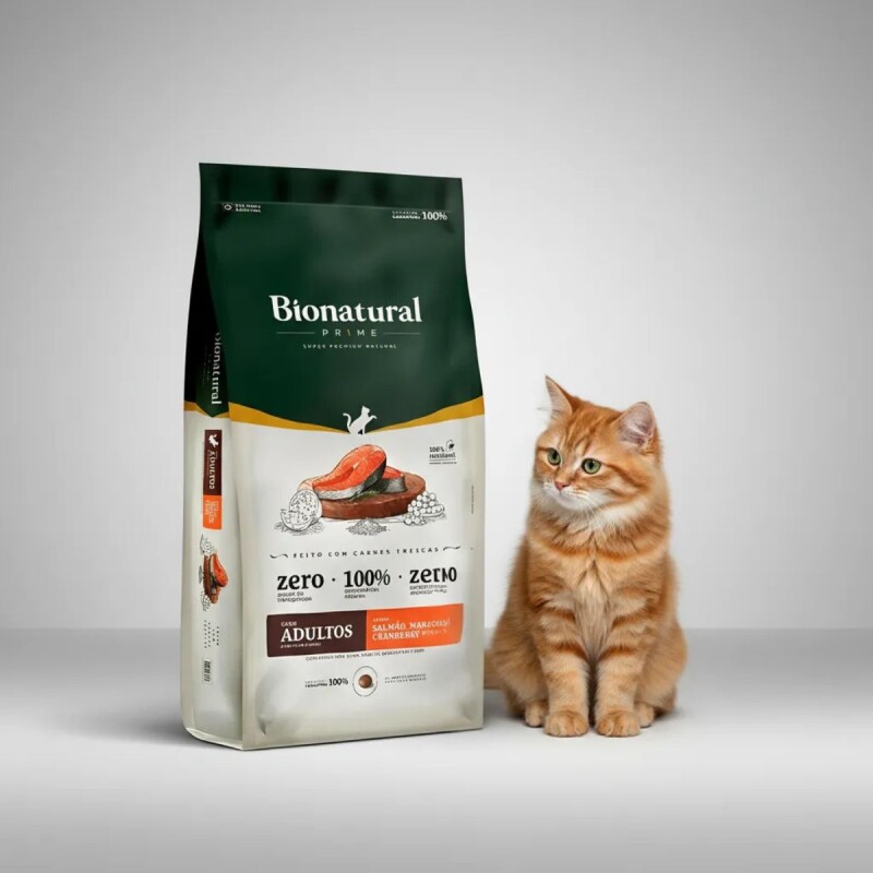BIONATURAL CAT PRIME ADULTO SALMON 7.5 KG BIONATURAL CAT PRIME ADULTO SALMON 7.5 KG