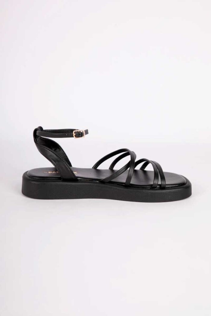 SANDALIA PADDOCK LANET Negro