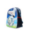 Mochila Footy Futbol 13" con Luz Led Azul Marino - Celeste